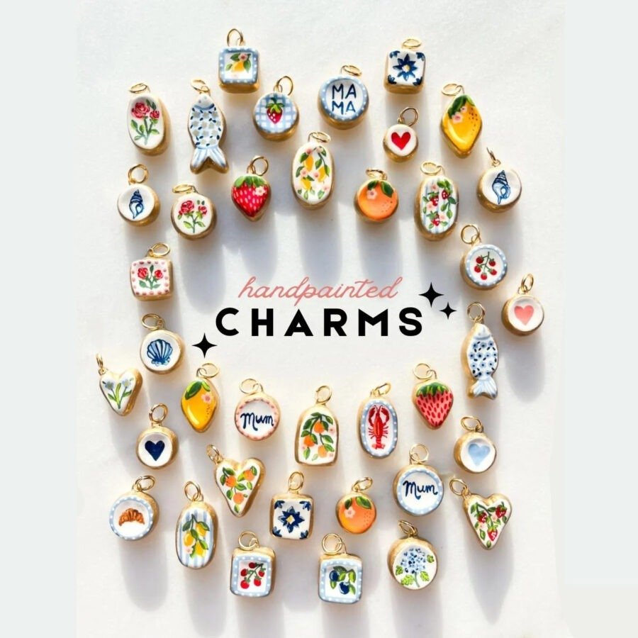 Fruit Food Heart Pendant