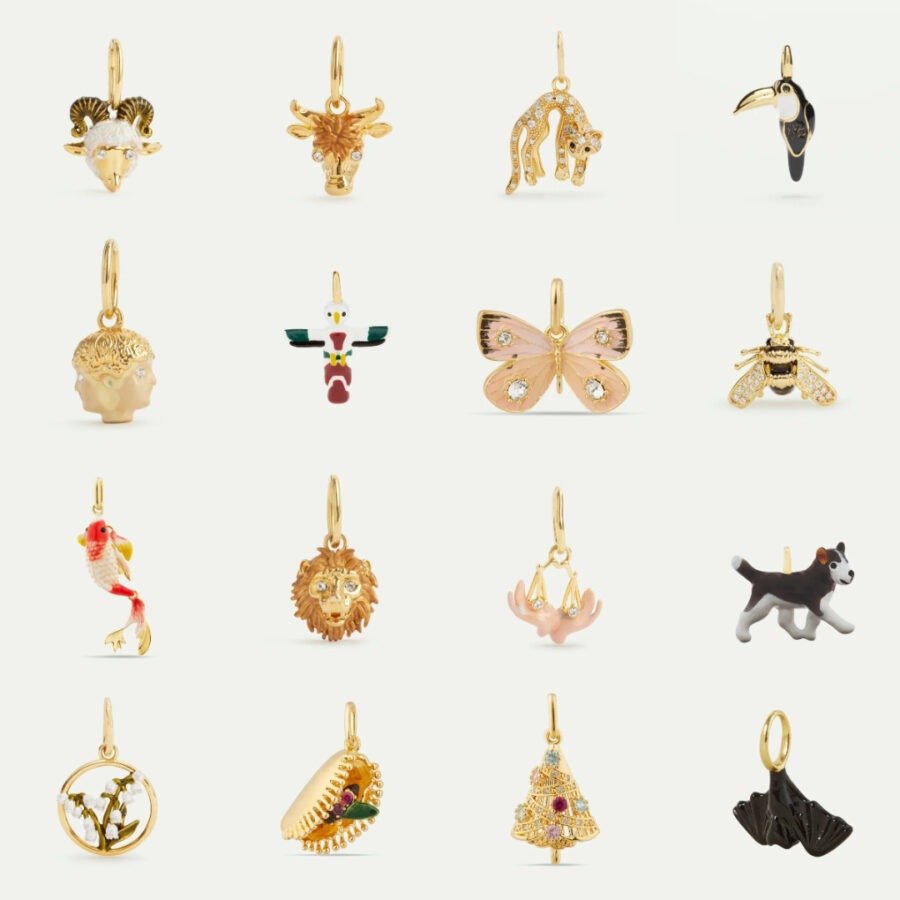 Animal Series Painted Pendant