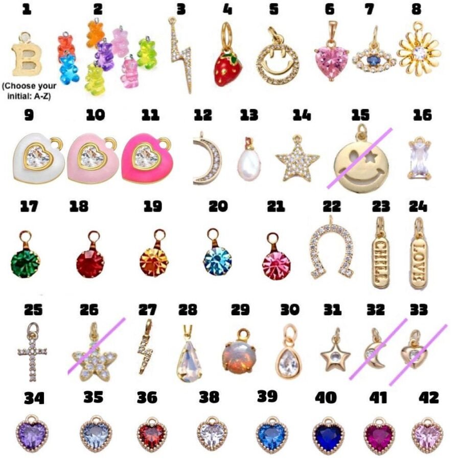 Food Mini Dessert Charm Pendant