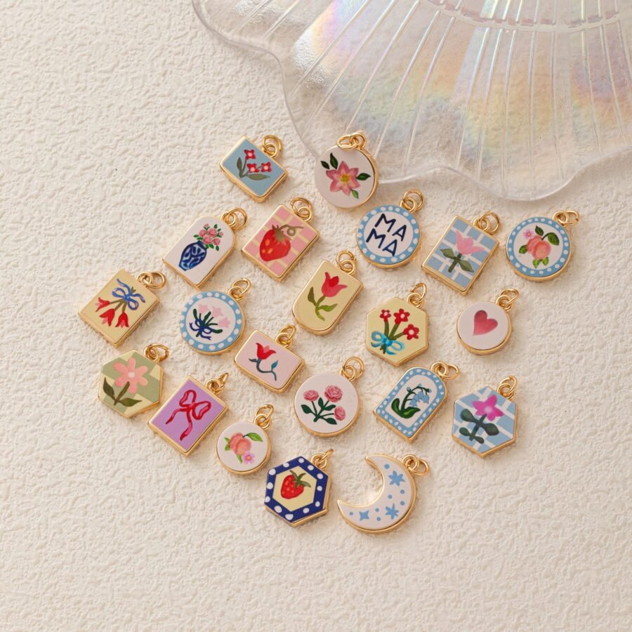 Heart Flower Pendant