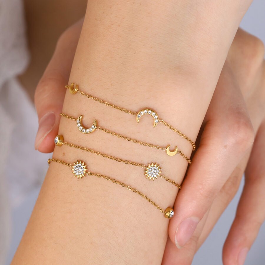 Double-Layer Zircon Bracelet