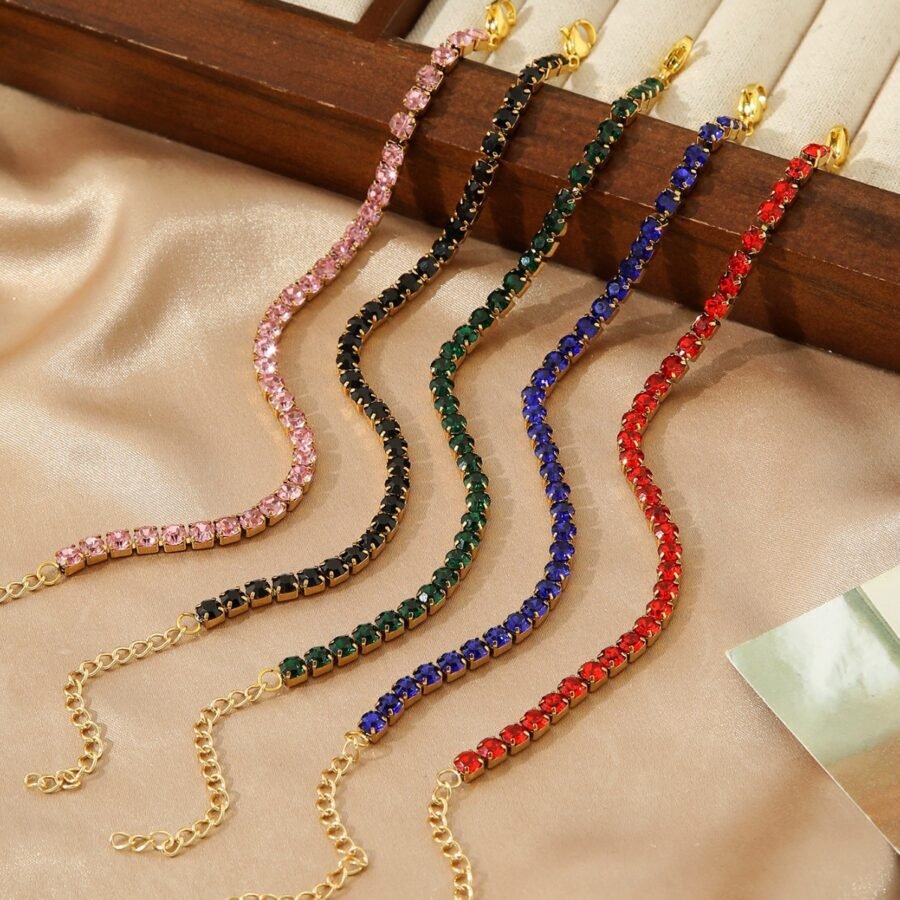 Colored Zircon Dopamine Bracelet