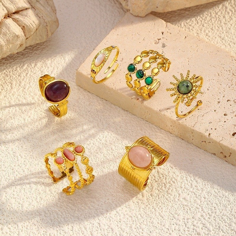 Colored Gemstone Ring