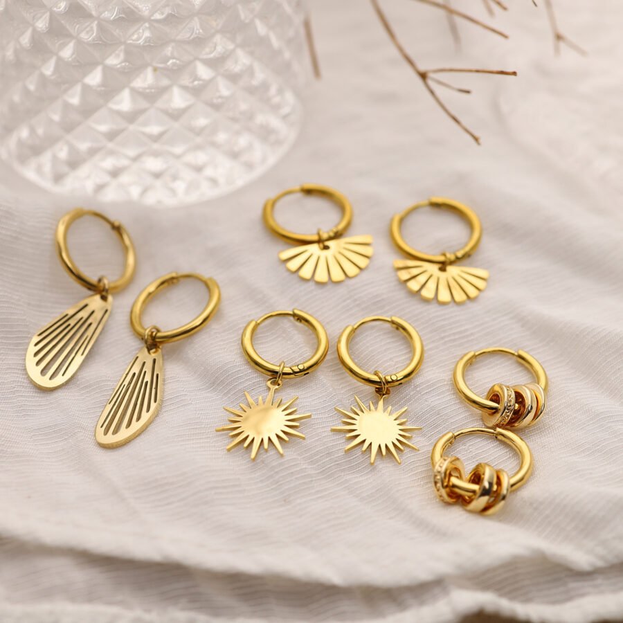 14K Non-Fading Star Earrings